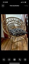 Goldener rattan stuhl gebraucht kaufen  Dortmund