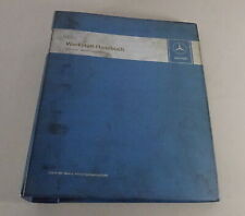 Shop manual mercedes d'occasion  Expédié en Belgium