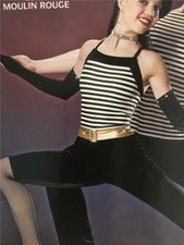 Fantasia de dança jazz tap skate concurso macacão arte pedra Moulin Rouge comprar usado  Enviando para Brazil