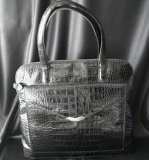 Bolsa de ombro RALPH LAUREN estampa de jacaré ponta aba esterlina comprar usado  Enviando para Brazil