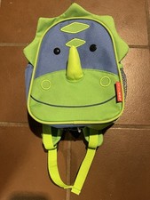 Mini mochila Skip Hop Zoo com arnês de segurança azul/verde arnês destacável, usado comprar usado  Enviando para Brazil
