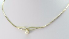 Vintage necklace pearl d'occasion  Expédié en Belgium