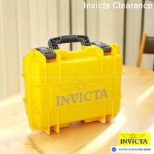 INVICTA OITO 8 SLOTS IMPACT relógio amarelo caixa de armazenamento estojo de colecionador edição clássica. comprar usado  Enviando para Brazil