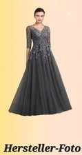 Elegantes graues abendkleid gebraucht kaufen  Kelkheim
