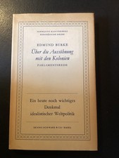 Edmund burke aussöhnung gebraucht kaufen  Gottfrieding