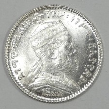 1895 ethiopia menelik for sale  Agoura Hills