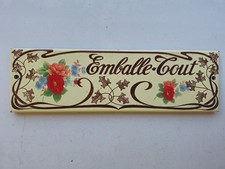 Plaque émaillée emballe d'occasion  Vesoul