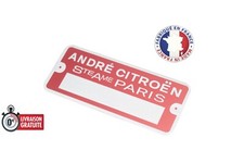 Plaque constructeur citroen d'occasion  Bar-le-Duc