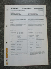 Blaupunkt autoradio wolfsburg gebraucht kaufen  Fürstenberg
