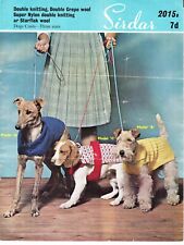 Vintage knitting pattern for sale  LONDON