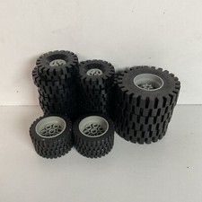 Lote de rodas vintage Lego Techinc 20x30 13x24 17x43 cor cinza antiga comprar usado  Enviando para Brazil