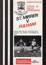 St.mirren fulham for sale  GATESHEAD