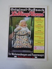 Antiker katalog fußsack gebraucht kaufen  Plauen