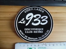 Autocollant discothèque 933 d'occasion Autocollant discothèque 933 d'occasion  Pessac