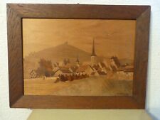 Tableau marqueterie paysage d'occasion  France