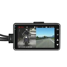 Câmera de motocicleta DVR Dash Cam Dualtrack portátil frontal traseira gravador de filmadoras comprar usado  Enviando para Brazil