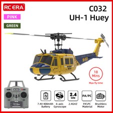 RC ERA C032 Huey UH-1 helicóptero de controle remoto 1/48 6 eixos giroscópio 6CH 3D uma chave retorno comprar usado  Enviando para Brazil