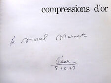 Autographe cesar compressions d'occasion  Paris V