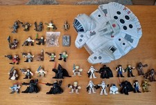 Star Wars Galactic Heroes Millennium Falcon e 36 bonecos Han Luke Vader R2 3PO comprar usado  Enviando para Brazil