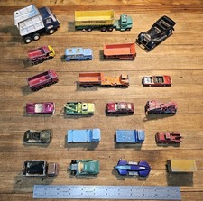Caminhões antigos de carros de brinquedo de metal vintage • Caixa de fósforos, Tootsie, Dinky, Lesney ☆EUA/Reino Unido comprar usado  Enviando para Brazil