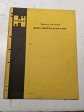 Hyster model identification for sale  Saint Cloud