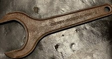 Chave de tanque de leite vintage Cherry-Burrell Corp ferramenta antiga 12" comprimento 3" boca comprar usado  Enviando para Brazil