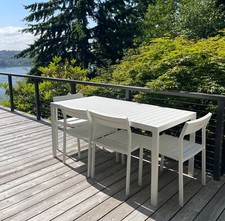 3 modern chairs white side for sale 3 modern chairs white side for sale Gig Harbor