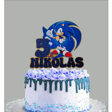 Sonic cake topper for sale Sonic cake topper for sale  PETERBOROUGH