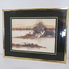 Framed watercolor print for sale  South Greenfield