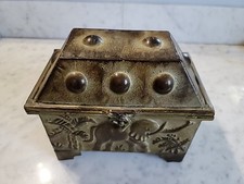 Usado, Castelo de metal tronco de mesa ornamentado de elefante comprar usado  Enviando para Brazil