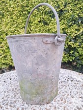 Vintage galvanised riveted for sale  SWAFFHAM
