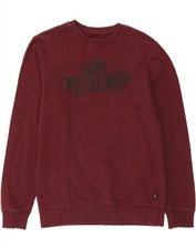 Moletom gráfico masculino VANS pequeno algodão borgonha clássico CA12 comprar usado  Enviando para Brazil