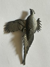 Pewter pheasant pin for sale  MARLBOROUGH