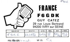 O189 carte qsl d'occasion  Reims