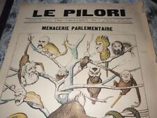 1889. pilori 186.menagerie d'occasion 1889. pilori 186.menagerie d'occasion  Saint-Brieuc