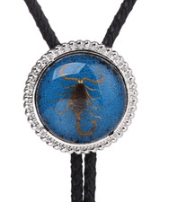 Colar de casamento ágata verdadeiro escorpião BOLO gravata vintage cowboy ocidental todas as cores comprar usado  Enviando para Brazil
