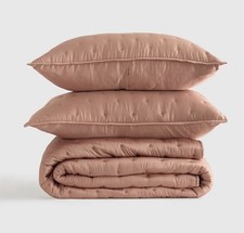 Conjunto de colcha de bambu orgânico marmelo argila completa queen shams novo sem etiquetas caixa aberta LEIA A DESCRIÇÃO comprar usado Conjunto de colcha de bambu orgânico marmelo argila completa queen shams novo sem etiquetas caixa aberta LEIA A DESCRIÇÃO comprar usado  Enviando para Brazil