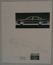 Jaguar specification brochure for sale  BOURNEMOUTH