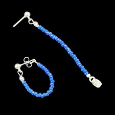 Blue seed bead for sale  Kingsport