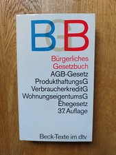 Bgb bürgerliches gesetzbuch gebraucht kaufen  Hessisch Oldendorf