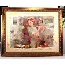 Dipinto olio firmato usato  Spedire a Italy