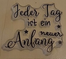 Stempel silikon text gebraucht kaufen  Korbach