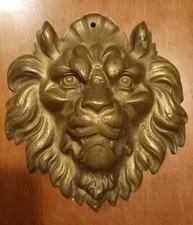 Testa leone ottone usato  Sabbioneta