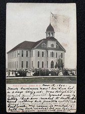 Cando North Dakota ND Public School 1906 Towner Co. Cartão postal antigo com foto comprar usado  Enviando para Brazil