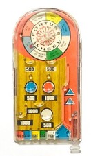 VINTAGE SEM MARCA RODA DA SORTE MINI PINBALL BAGATELLE BRINQUEDO DE CENTAVO GREGO USADO RARO comprar usado  Enviando para Brazil