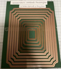 Spellbinders notched rectangle for sale  GOSPORT