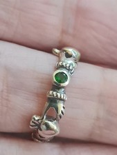 Silver green stone for sale  BIRMINGHAM