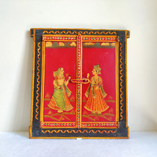 Janela de madeira arquitetônica vintage pintada à mão King Queen rara colecionável W144 comprar usado Janela de madeira arquitetônica vintage pintada à mão King Queen rara colecionável W144 comprar usado  Enviando para Brazil