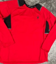 Blusa Spyder Masculina Pro Web Manga Longa Camada Base Esportiva Desgaste Ativo Vermelha Tamanho G, usado comprar usado  Enviando para Brazil