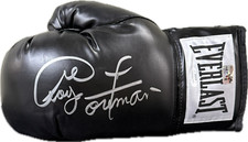 Luva de boxe preta assinada por George Foreman JSA e George Foreman holográfica autêntica G comprar usado  Enviando para Brazil